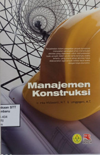 Image of Manajemen konstruksi