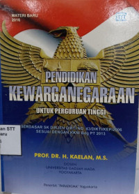 Image of Pendidikan Kewarganegaraan untuk Perguruan Tinggi